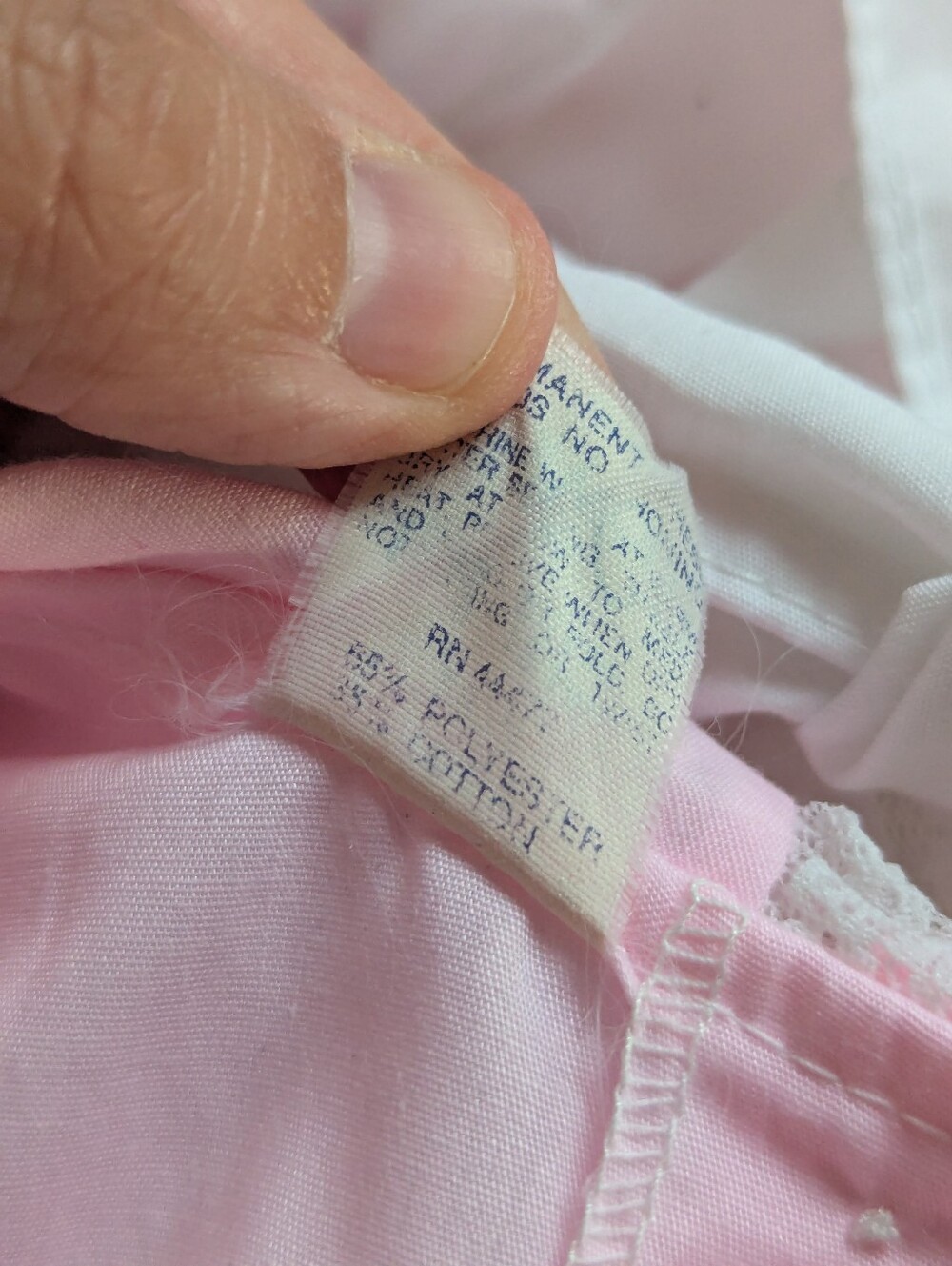 Vtg Miniworld 9-12m Pinafore Dress Frilly Pink Baby Girls Heirloom - Picture 6 of 6